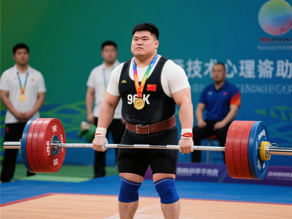 全国举重锦标赛：男子96公斤级激烈角逐