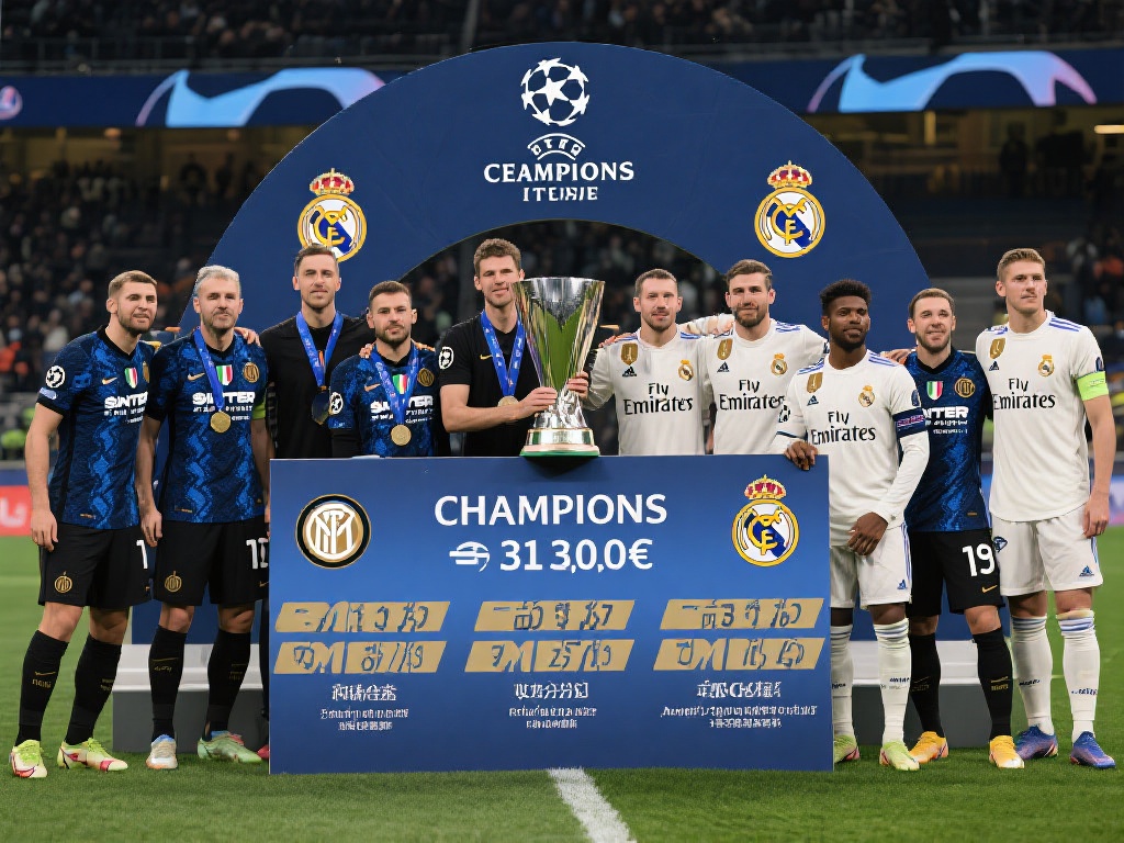 意媒：国米欧冠奖金突破1.32亿欧，刷新意大利俱乐部历史纪录