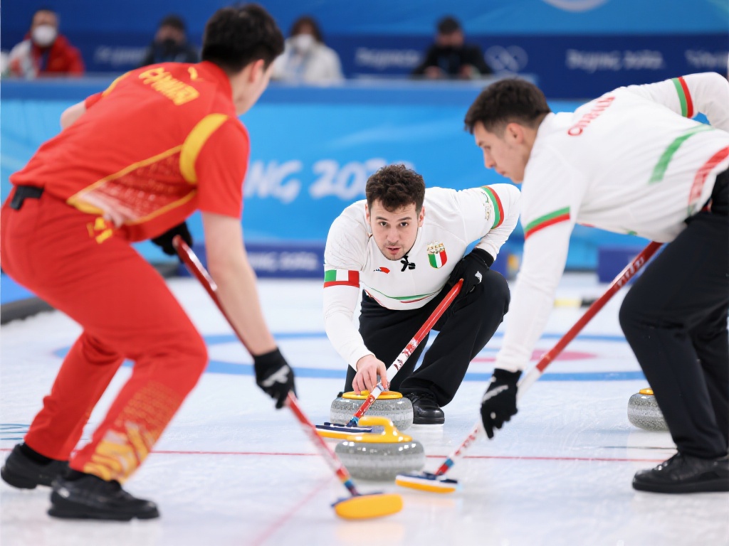 世界男子冰壶锦标赛：意大利与中国展开激烈循环赛对决