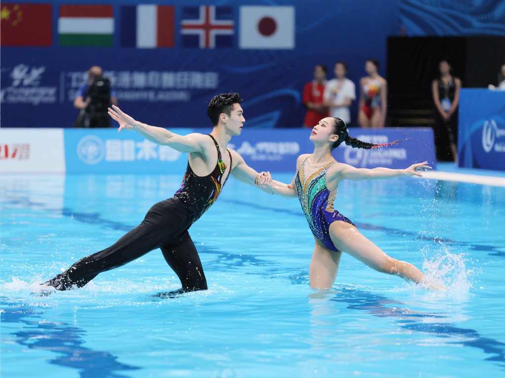 郭牧也携手郭思彤夺混双技术自选银牌