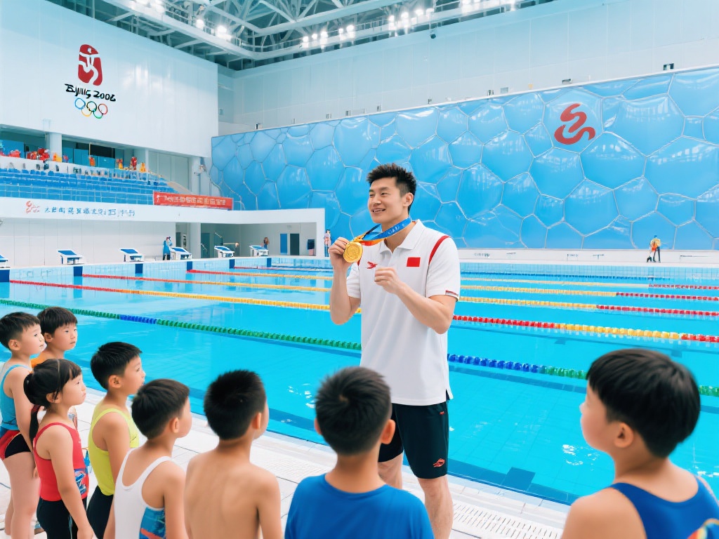 “水立方变身冠军学堂”